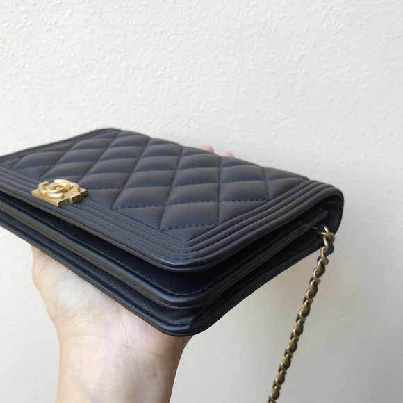 SOLD Chanel boy wallet on chain - Picture 2 of 8